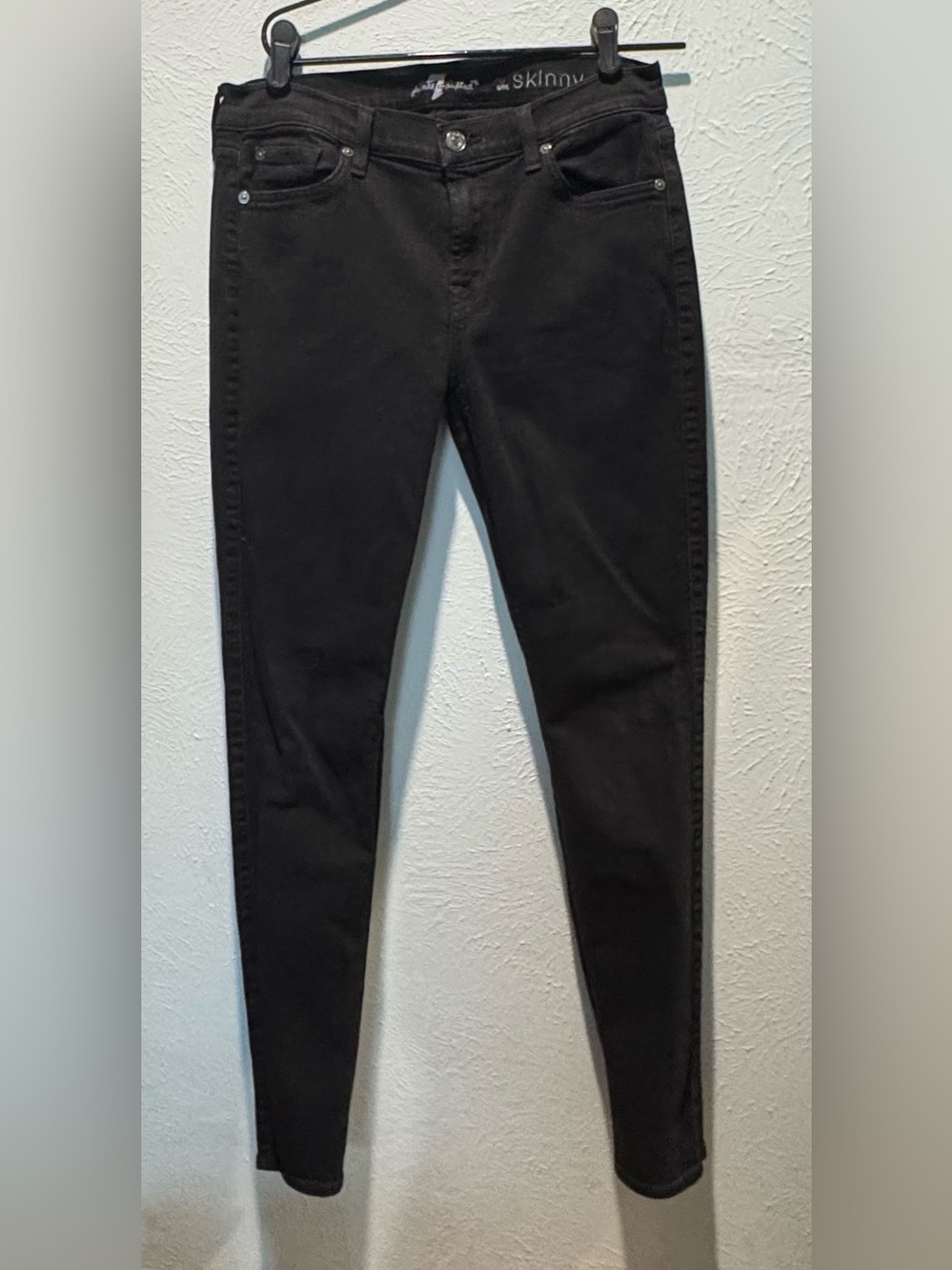7 For All Mankind Women's Skinny Jeans - Black